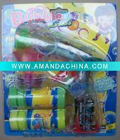 Wholesale with sound,dolphin design transparent lightup LED bubble gun