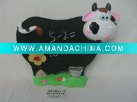 Wholesale ceramic cow with blackboard kits