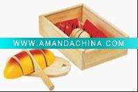 Wholesale wooden toys/wooden play food