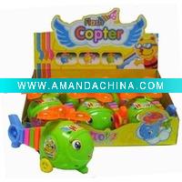 Wholesale Pull Light Cartoon Helicopter Toy