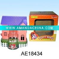 Wholesale Plastic wind up puppy house toy