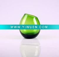 Wholesale 8"(20cm)color glass flower vase