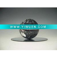 Wholesale Glass globes magic turning with mirror base