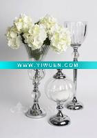 Wholesale MGA glass combine crystal and metal craft home decoration