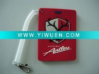 Wholesale Custom 3D soft PVC ticket holder with card