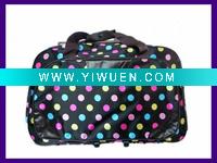 Wholesale jacquard material cotton canvas duffel bag