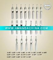 Wholesale double arc-shaped stainless steel tattoo tip