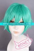 Wholesale green wig synthetic wig party wig