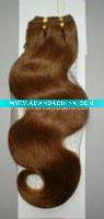 Wholesale fashoin synthetic hair extension body wave /hair weft paypal