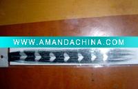 Wholesale Print heart color heat resistant fiber clip-in hair extension