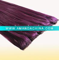 Wholesale KS-CH-011 Synthetic Clip in hair extension