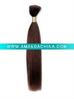 Wholesale high quality human remy hair extension hair bulk