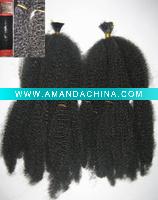 Wholesale 100% human remy hair bulk