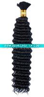 Wholesale human hair weaving/weft/weave/bulk/extension ( HHSY-38 Deep bulk )