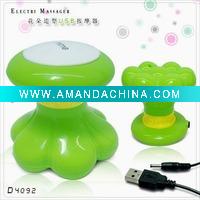 Wholesale flower shaped mini USB massager