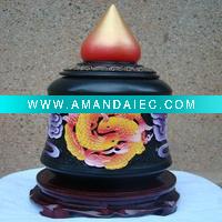 Wholesale polished tea caddy