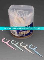 Wholesale clear and high quality dental floss(plastic)