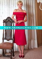 Wholesale off-shoulder bridesmaid clothing $40 to $50