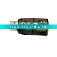 Wholesale USB Sound Card Audio Adapter For Skype Headset