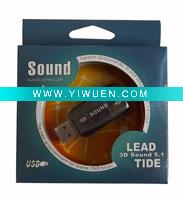 Wholesale USB 3D sound adapter 5.1 channel factory price good quality