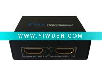 Wholesale 2 Port 1.4v 3D HDMI Distribution Amplifier Splitter Multiplier 1080P