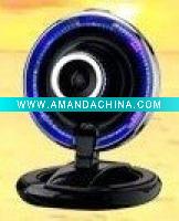 USB Webcam,microphone,2 blue led lights