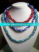 Wholesale woven titanium necklace