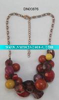 Wholesale Modeschmuck cluster beaded necklace