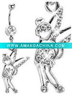 Wholesale angel navel belly rings body piercing jewelry