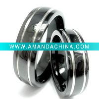 Wholesale Black titanium ring
