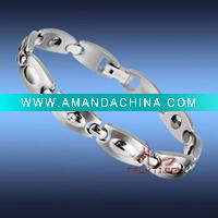 fashion metal germanium, magnet and far-infrared energy stainless steel/titanium bracelets &bangles