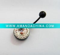 Wholesale stainless steel navel ring