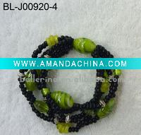 Wholesale Charming New design bracelet GREEN/BLACK