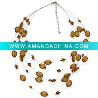 Wholesale Silver Wire Necklace JNK3216