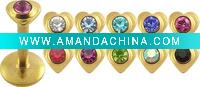 Wholesale labret,lip piercingrings jewelry