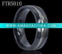 Wholesale black titanium rings
