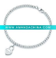 Wholesale Heart mesh bracelet