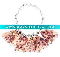 2011 latest charm scarf necklace