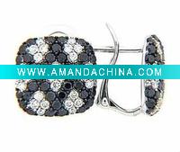 Wholesale Spanish style clip on earrings, silver earrings