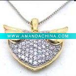 Wholesale 2011 wholesale fashion silver jewelry pendant(P13012)