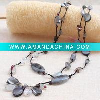 Wholesale 2011 fashion and precious natural gemstones necklace