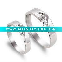 Wholesale 2011 HOT,fashion 925 sterling Lovers rings