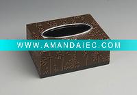 Wholesale Leather Promotion Car Tissue Box