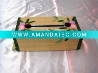 Wholesale 2011 fashion bamboo flament napkin Box
