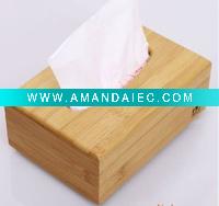 Wholesale Fashionable Bamboo tissue box