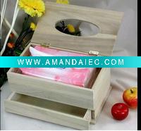 Wholesale Multifunction bamboo tissue box