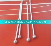 925 sterling silver, ball pin
