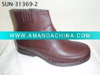Wholesale WENZHOU BOOTIES SUN31369-2(men's casual loafer bootie)