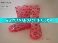 Wholesale pvc children rain boot