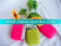 Wholesale fashion and funny silicone card holder